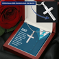 My Dad Personalized Cross Necklace