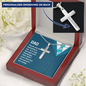 My Dad Personalized Cross Necklace
