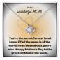 Wonderful Mom Love Necklace