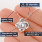 My Beautiful Daughter Love Knot Necklace